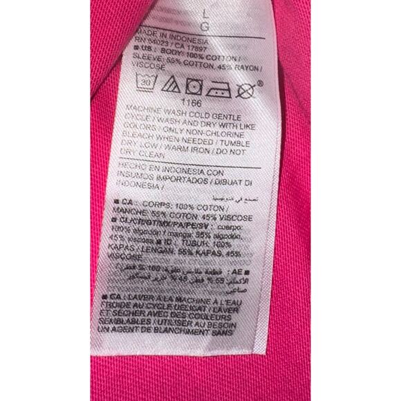 Old Navy Womens L T-shirt Flutter Sleeve Casual Basic Preppy Everyday Workwear - Picture 6 of 7